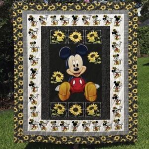 Mickey Mouse Sunshine Quilt Blanket  Quilt